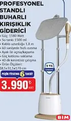 KUMTEL PROFESYONEL STANDLI BUHARLI KIRIŞIKLIK GİDERİCİ